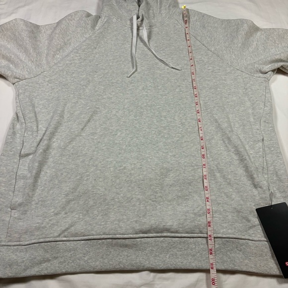 lululemon Classic-Fit Fleece Pullover Hoodie HCUG/WHT Light Gray Men’s Size XXL - Picture 6 of 7